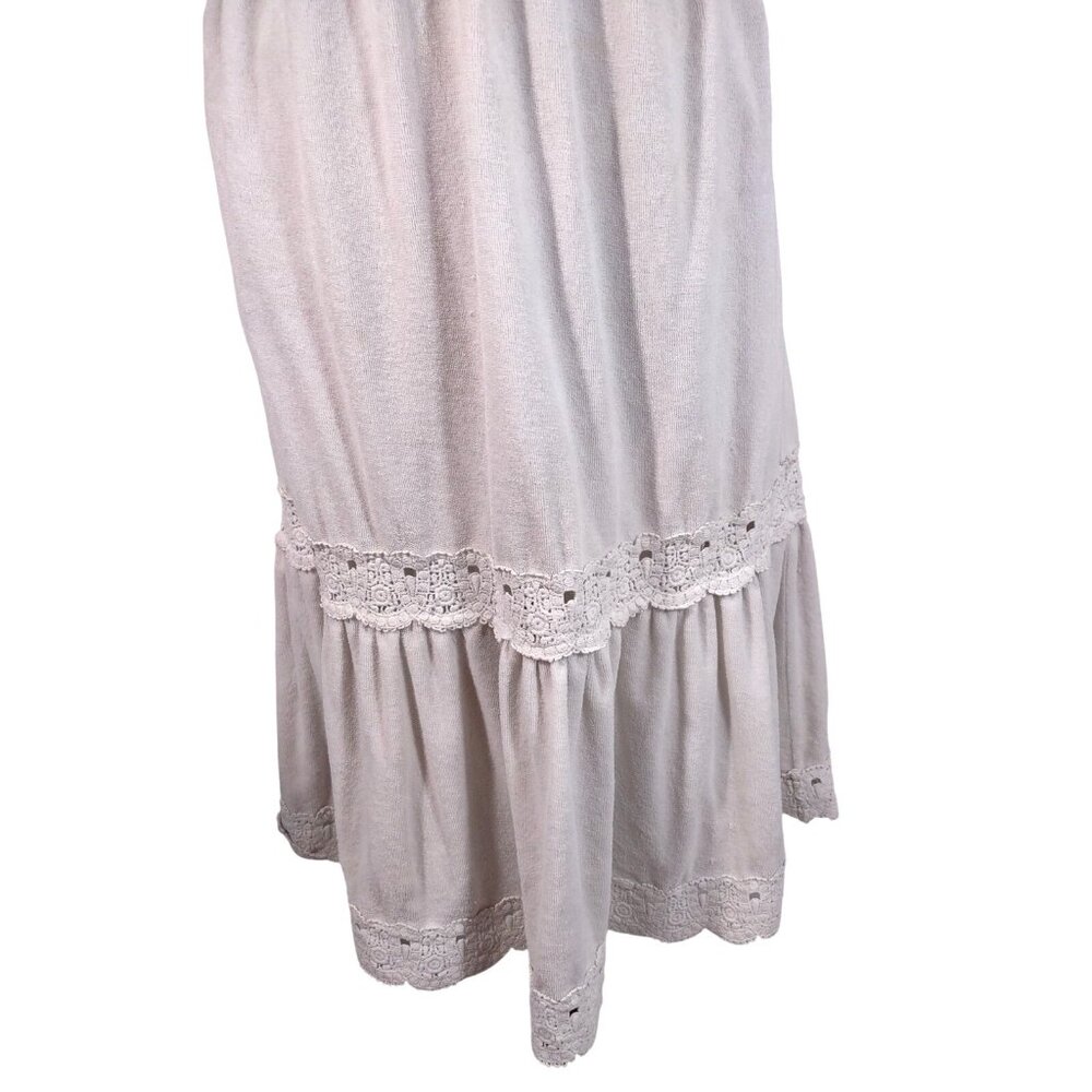 VTG Y2K Juicy Couture Baby Doll Dress Women’s White Terry Cloth Coverup Beachy - Picture 2 of 7